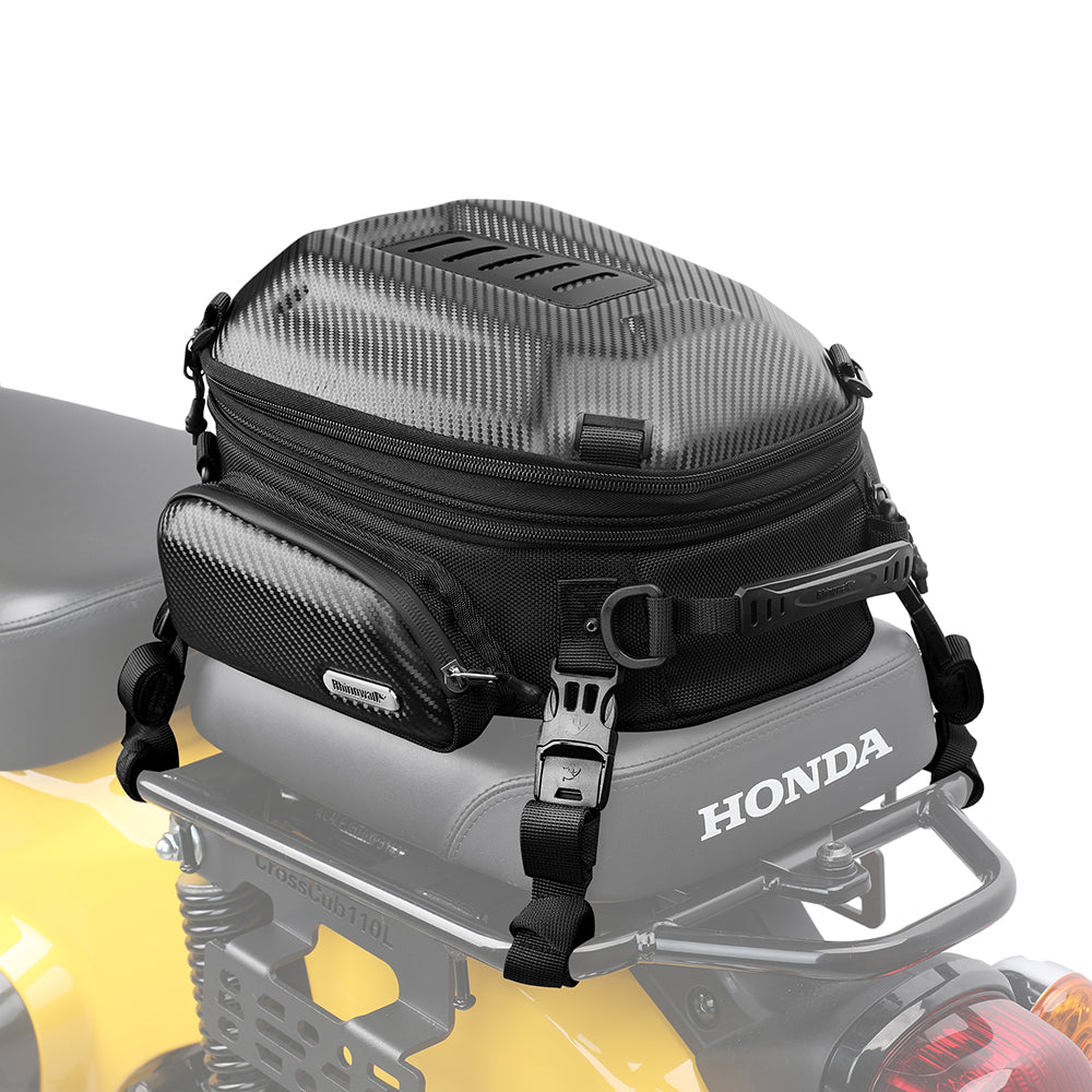 12-18l Motorcycle hard shell tail bag