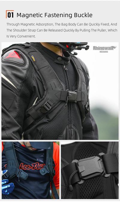 Mechanic X Magnetic Backpack – Waterproof & Durable with Molle System