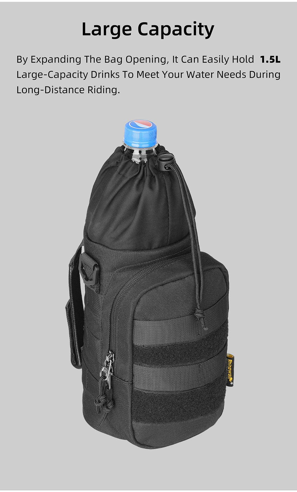 Waterproof Insulated Motorcycle Drink Holder – Durable & Heat Retaining