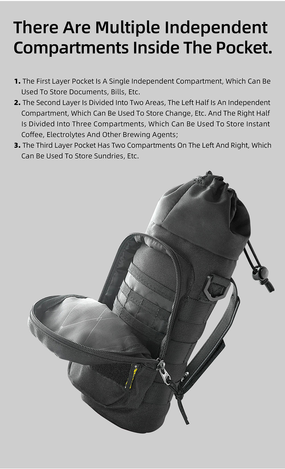 Waterproof Insulated Motorcycle Drink Holder – Durable & Heat Retaining