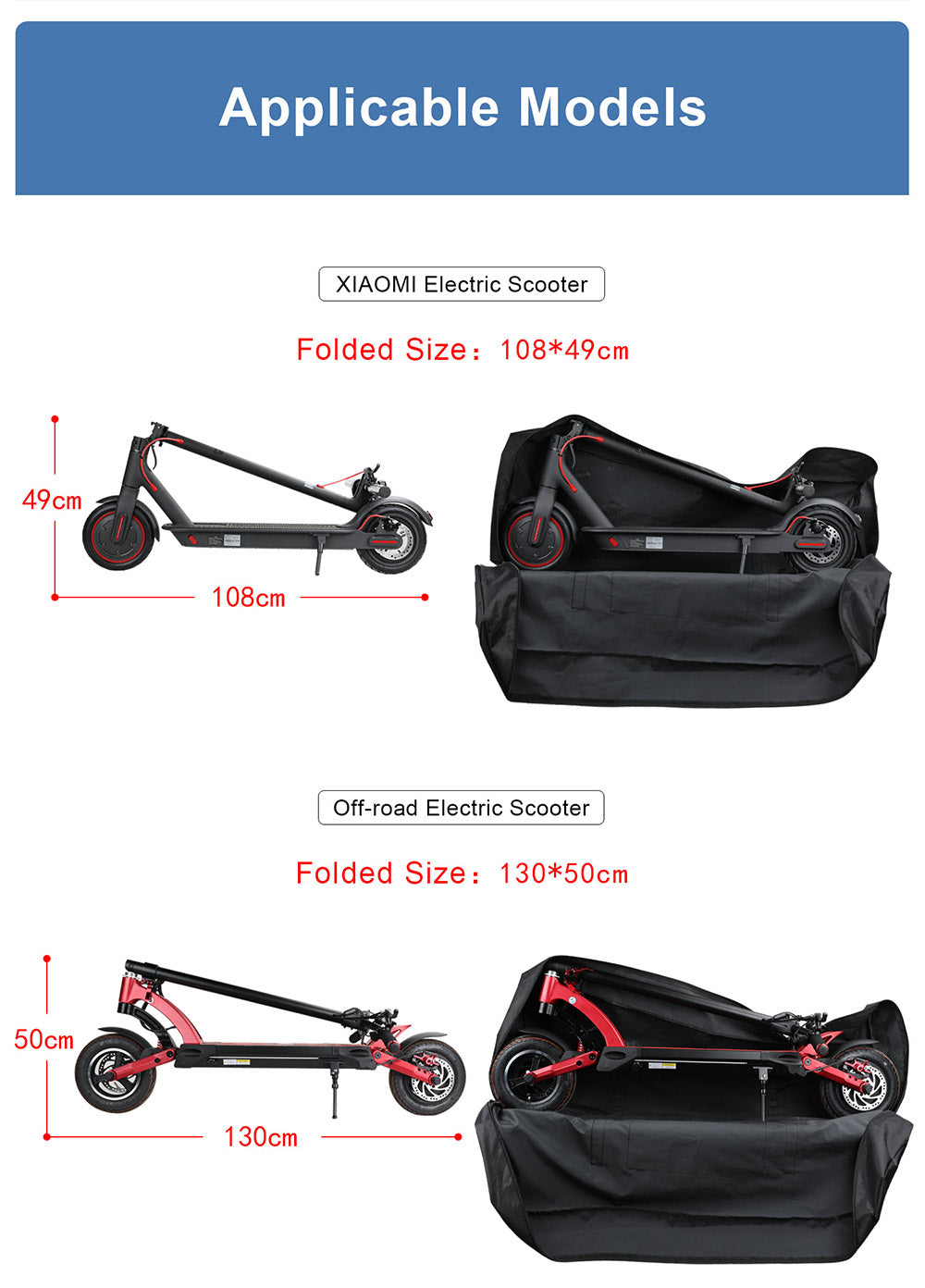 Electric Scooter Transport Storage Bag