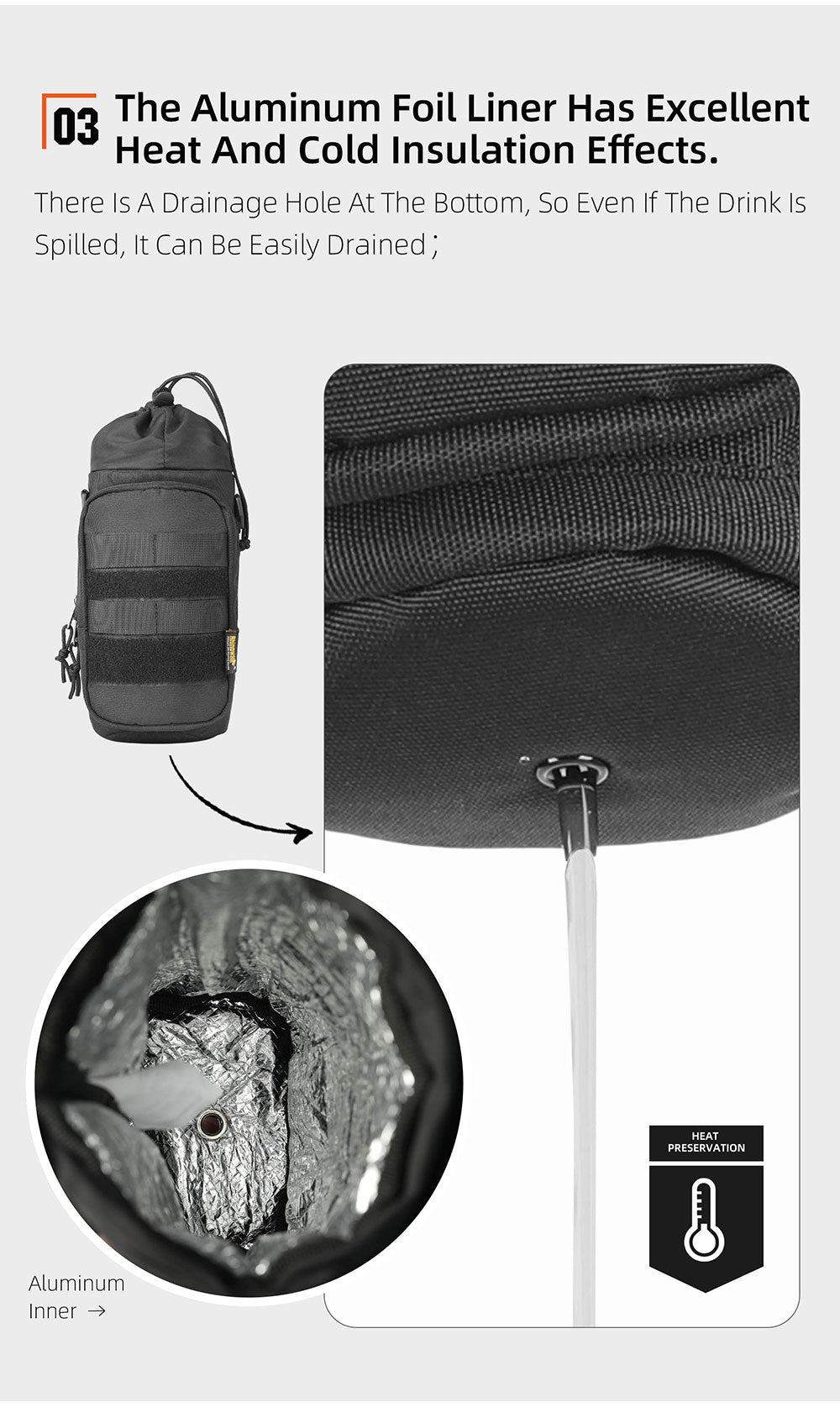 Waterproof Insulated Motorcycle Drink Holder – Durable & Heat Retaining