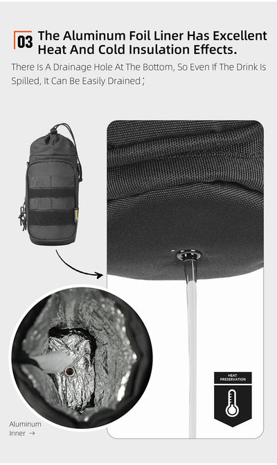 Waterproof Insulated Motorcycle Drink Holder – Durable & Heat Retaining