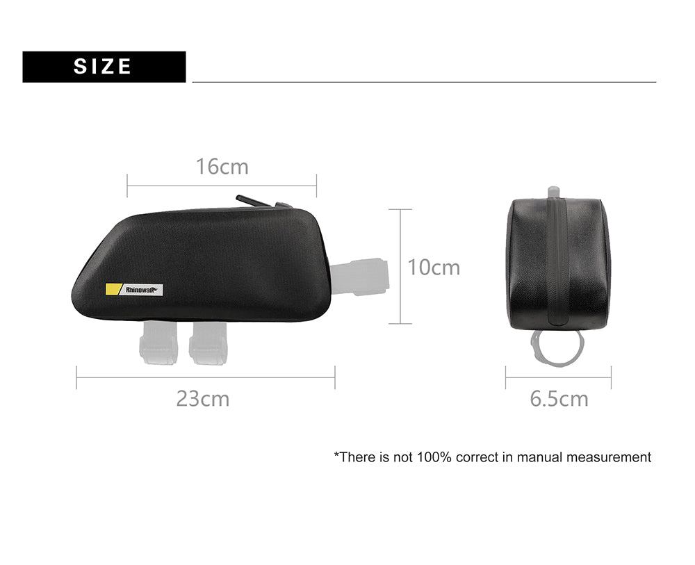 1.3 Liter Waterproof Bike Top Tube Bag - K32