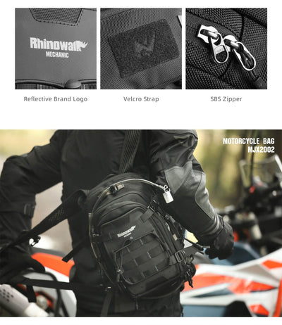 9L Motorcycle Tank Bag – Hydration Bladder, Waterproof Gear