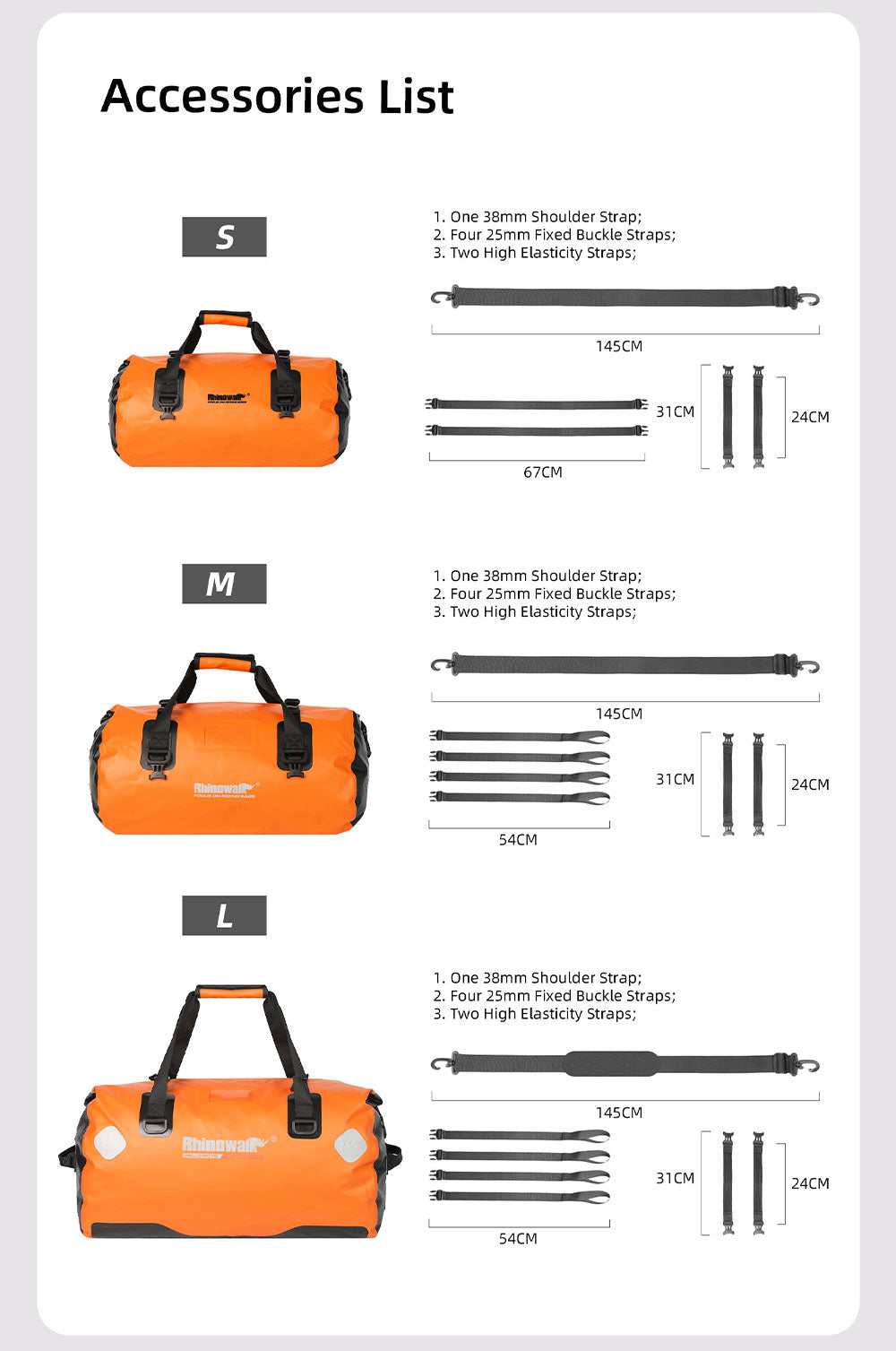 45L Waterproof Duffle Bag