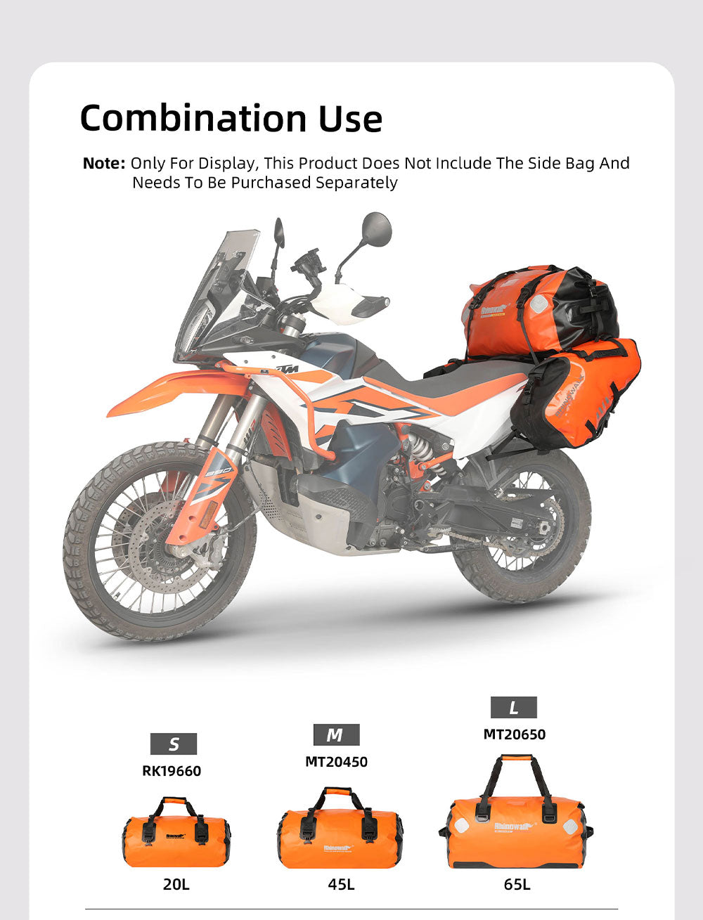 45L Waterproof Duffle Bag