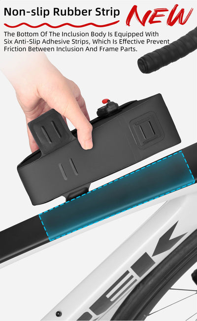 Waterproof Top Tube Bag with Magnetic Locking