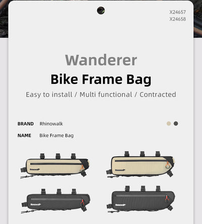 Bicycle Frame Bag - 2.1l, 2.7l