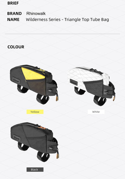 1.2l Top tube bag - Wilderness Series