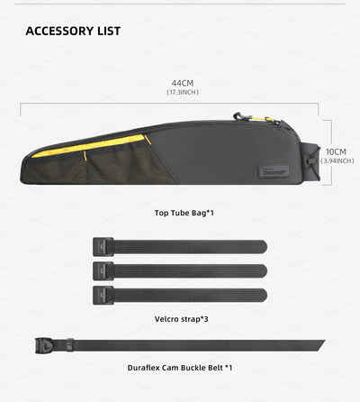 2.1l Triangle top tube bag - Wilderness Series