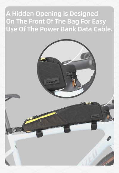 2.1l Triangle top tube bag - Wilderness Series