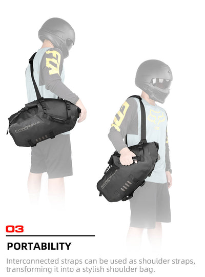 Waterproof Motorcycle Pannier Side Bag 18/28/48L - Pair/Rackless