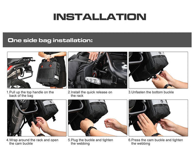 20L Motorcycle Side Bag