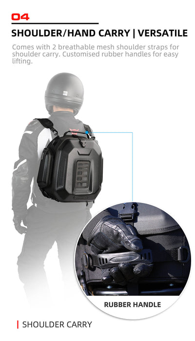 23L-35L Hard Shell Tail  Bag with Expandable