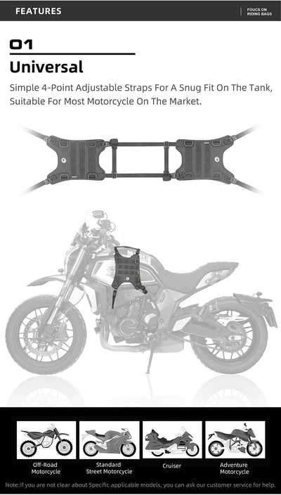 Tank Base Mounting for tank bag