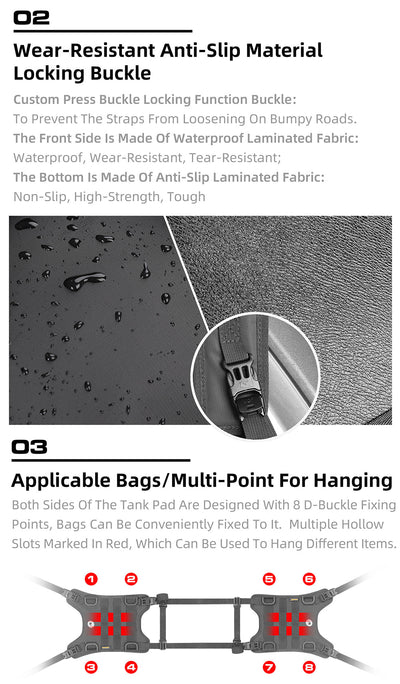 Tank Base Mounting for tank bag