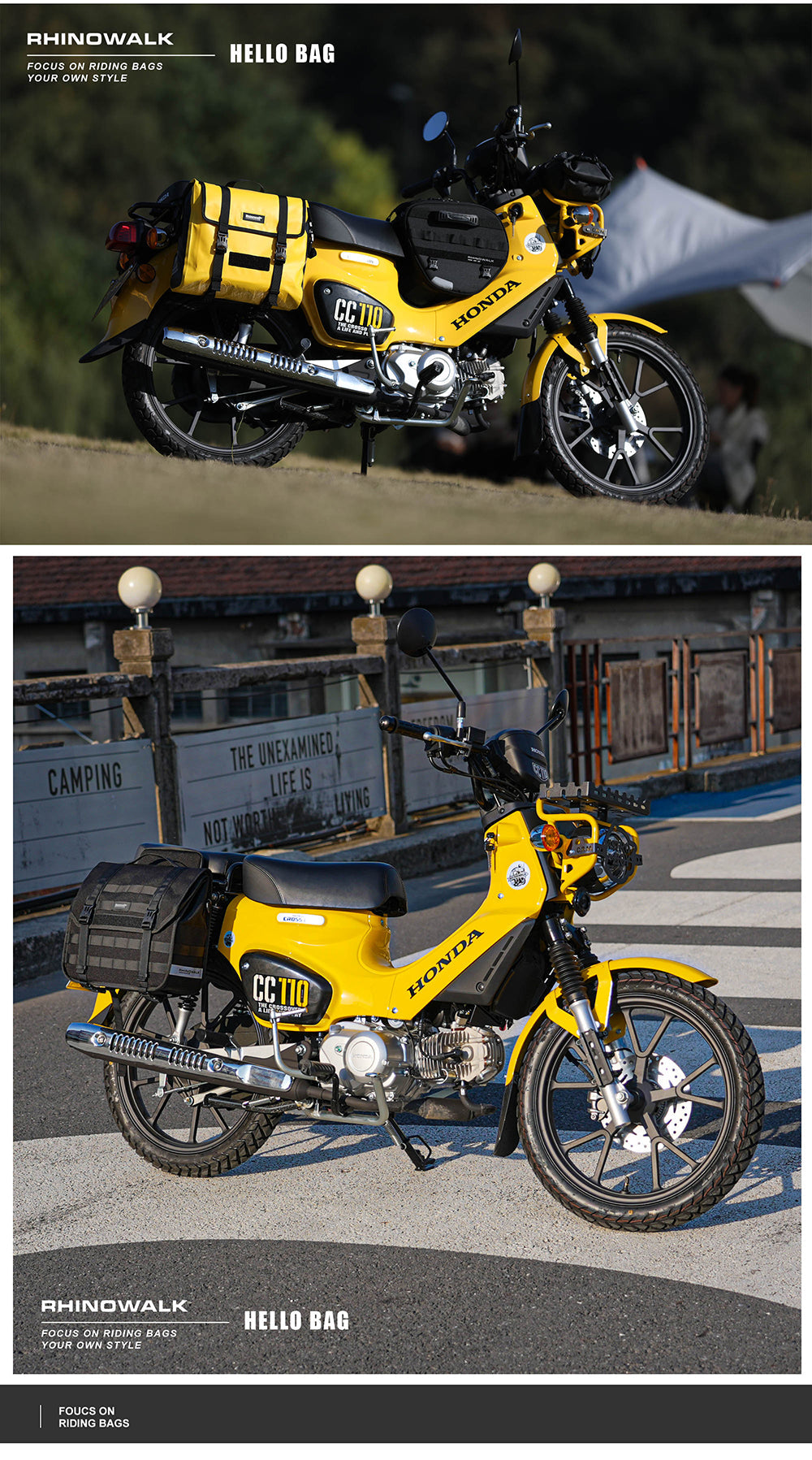 Side racks for Honda Cub C110X