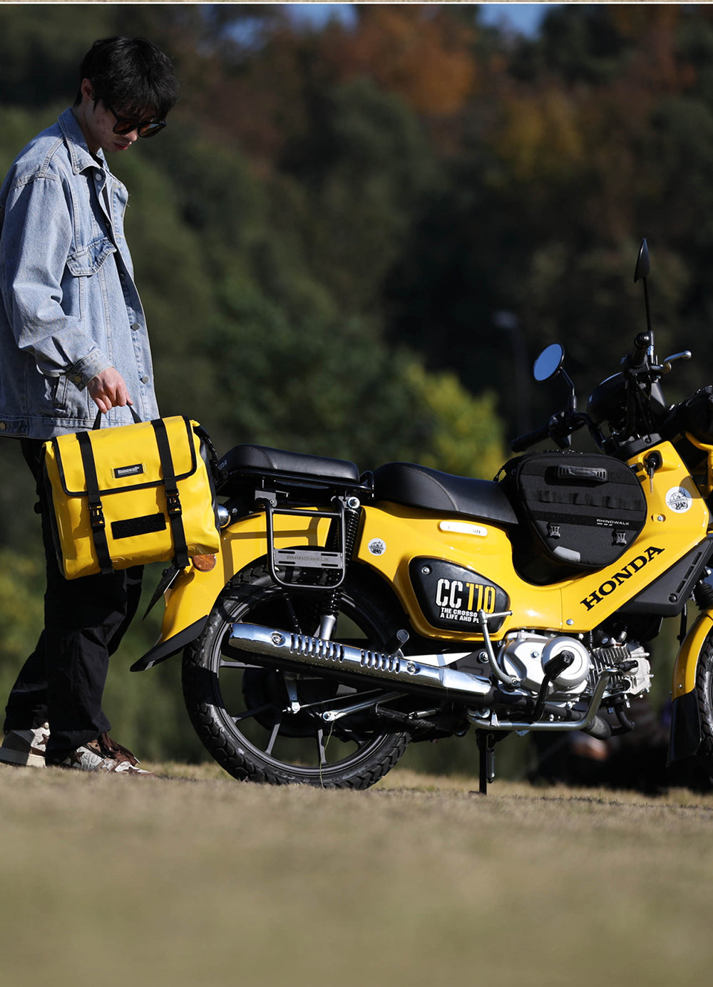Side racks for Honda Cub C110X
