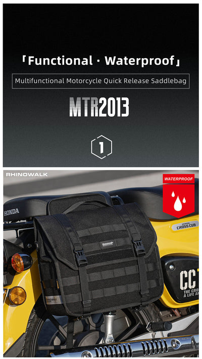 13l Motorcycle side bag