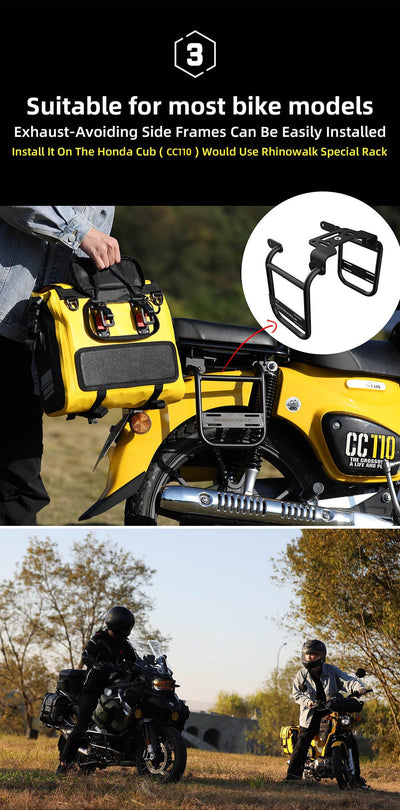 15 liter Waterproof Motorcycle Side Bag