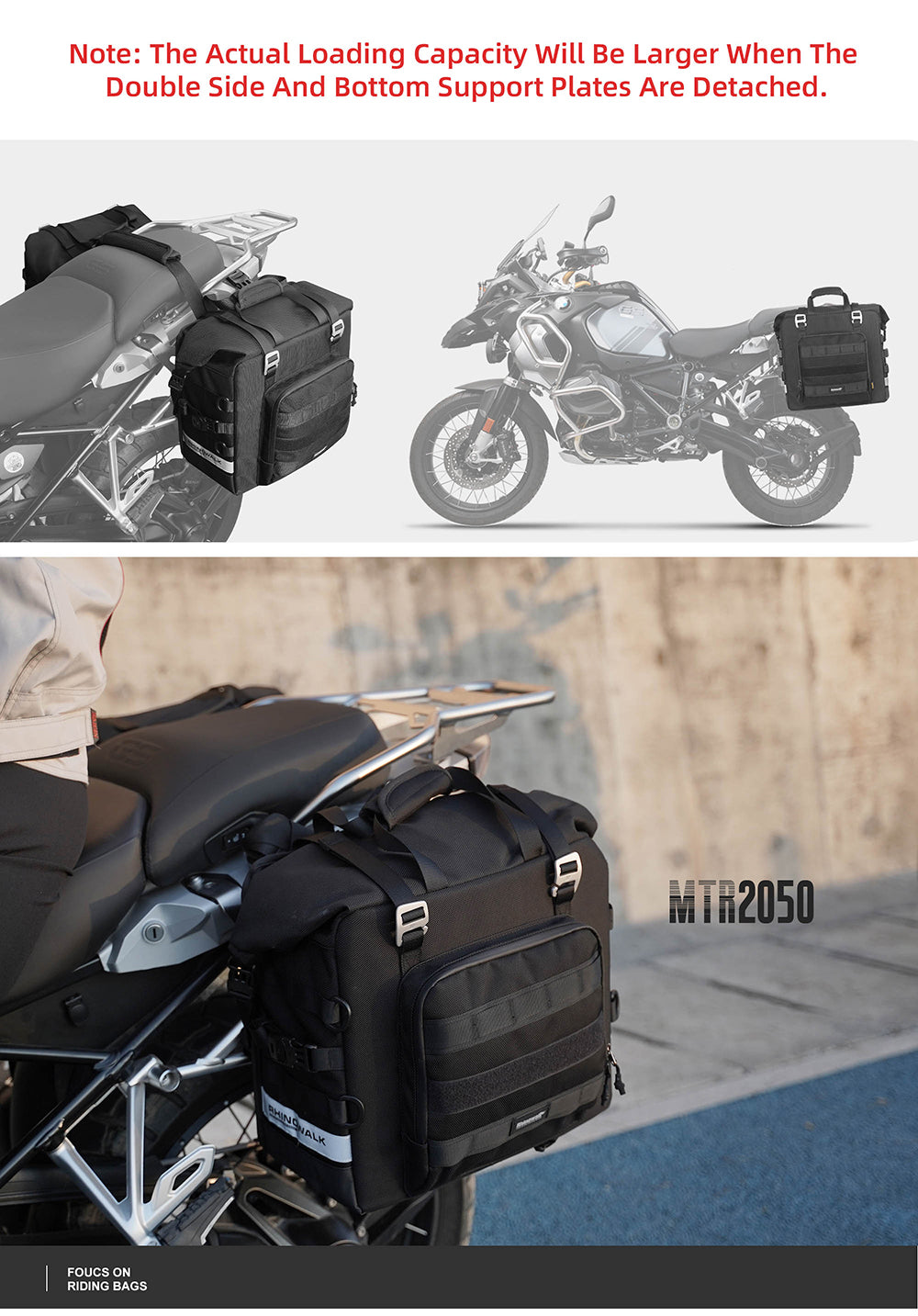 25 litres Motorcycle Side Bag - 1 piece