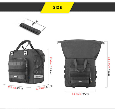 25 litres Motorcycle Side Bag - 1 piece