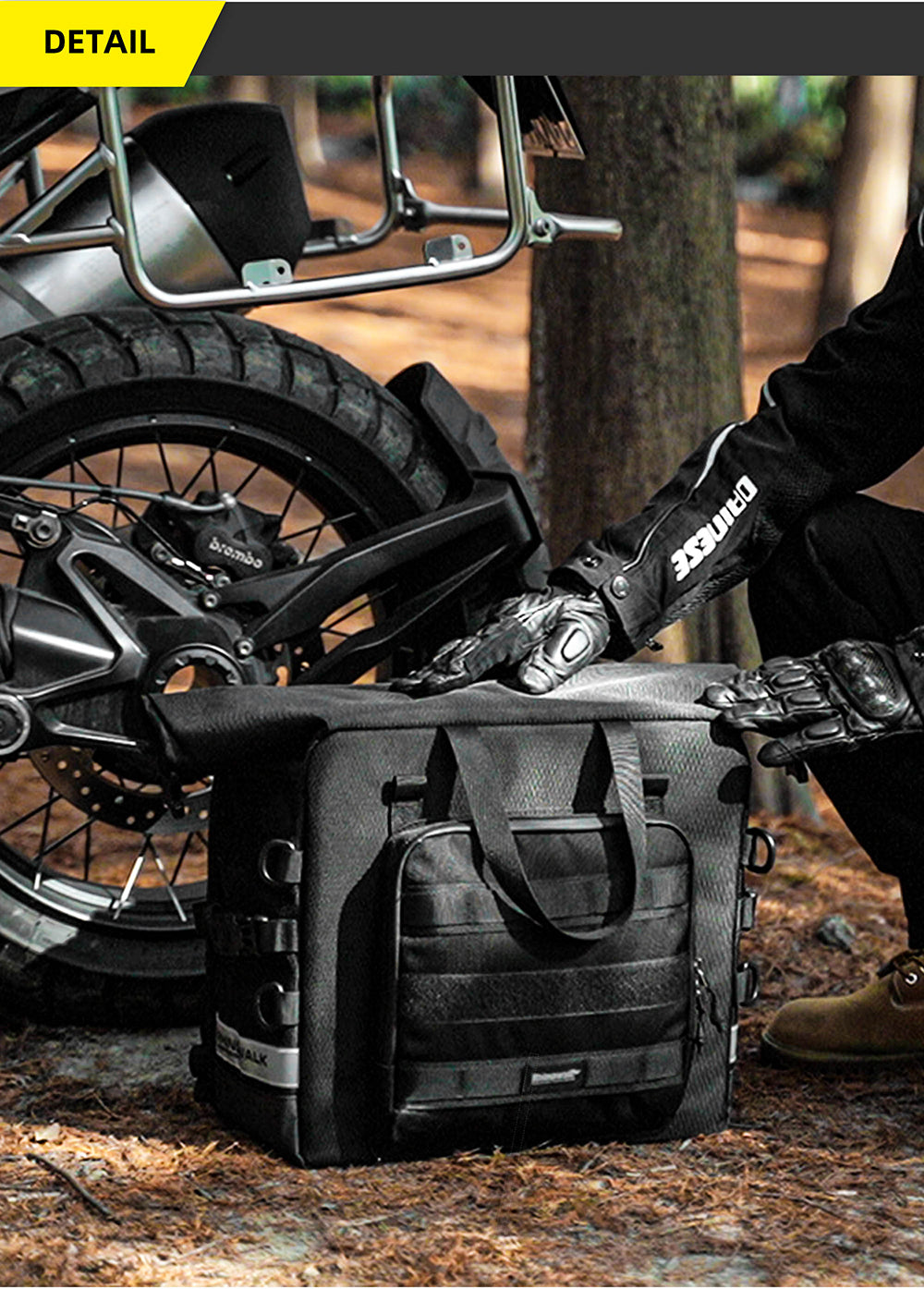 25 litres Motorcycle Side Bag - 1 piece