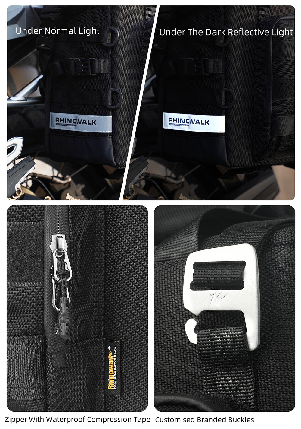 25 litres Motorcycle Side Bag - 1 piece