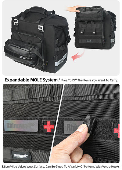 25 litres Motorcycle Side Bag - 1 piece