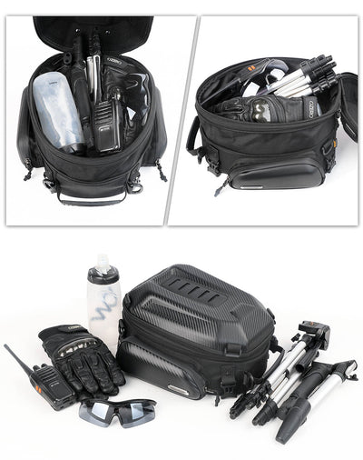 12-18l Motorcycle hard shell tail bag