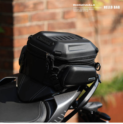 12-18l Motorcycle hard shell tail bag