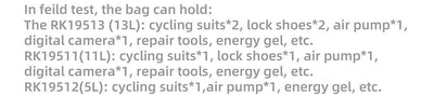5/10/13L Waterproof Bicycle Bikepacking