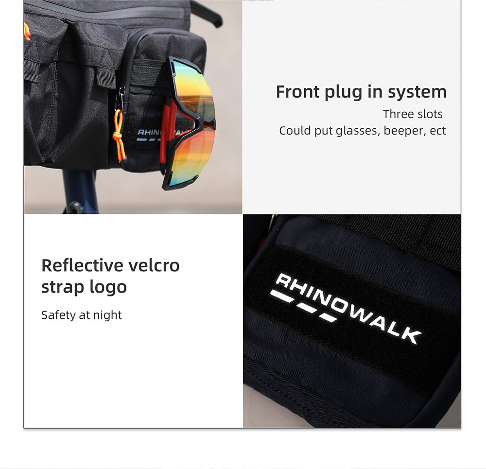 Eco Handlebar bag for Bicycle - RPET Material