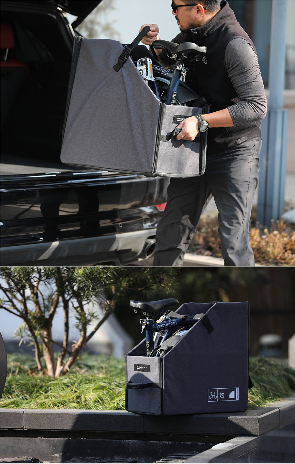 Storage box for 14"-16", 20"-24"  folding bikes
