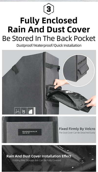 Storage box for 14"-16", 20"-24"  folding bikes