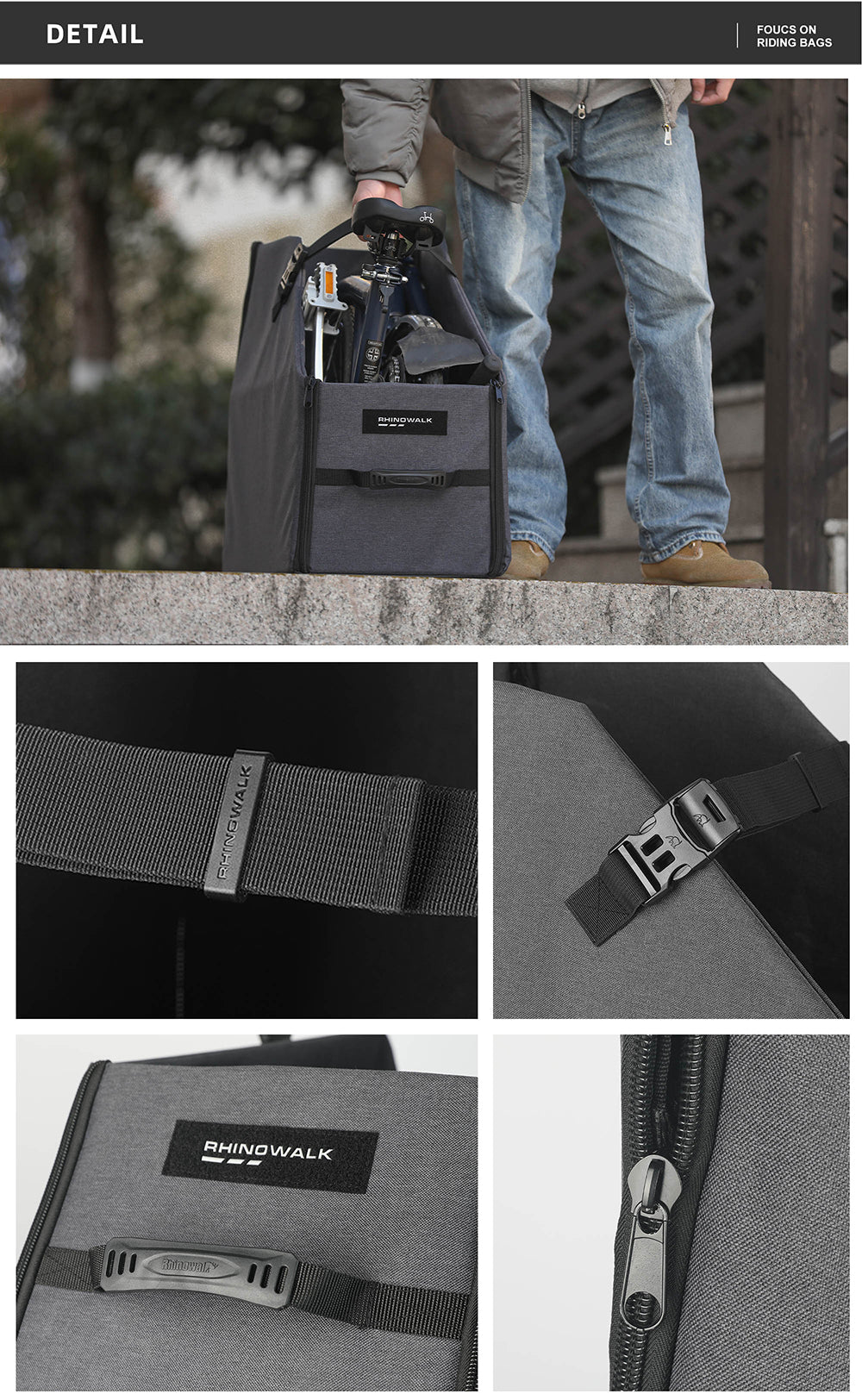 Storage box for 14"-16", 20"-24"  folding bikes