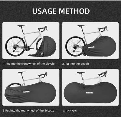 Elastic carrying bag for 26-27.5"  bikes