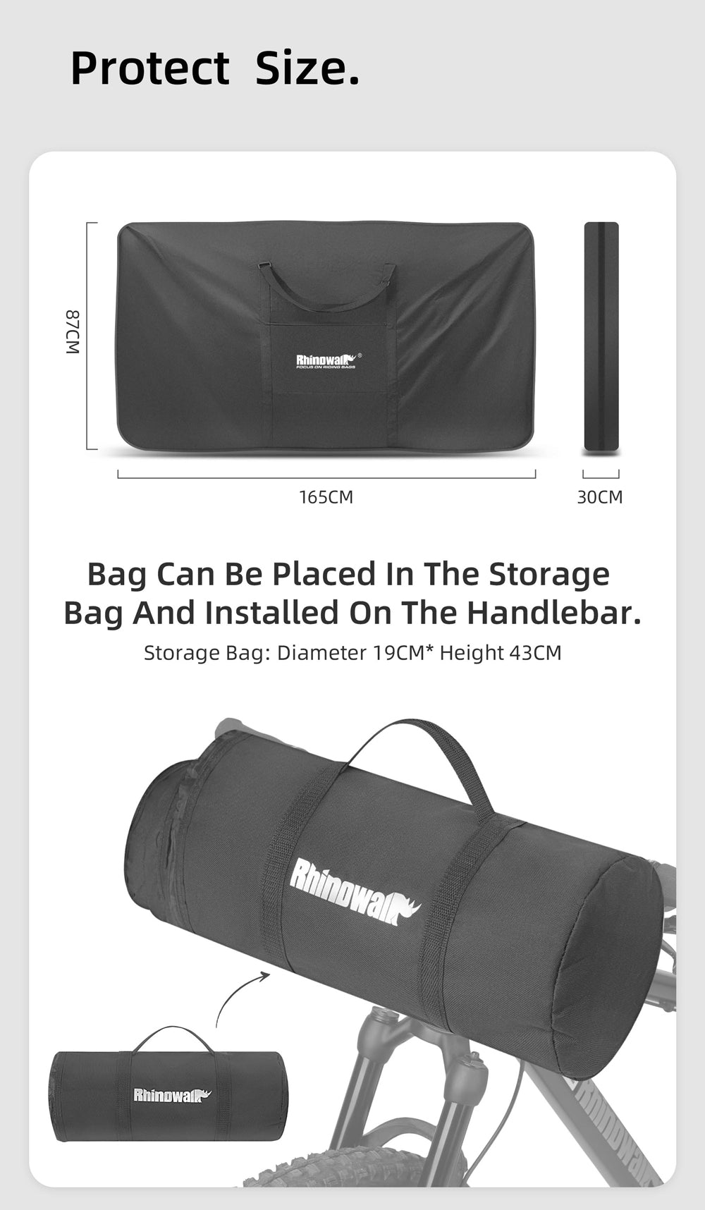 Carrying bag for 27.5-29" mountain  bikes