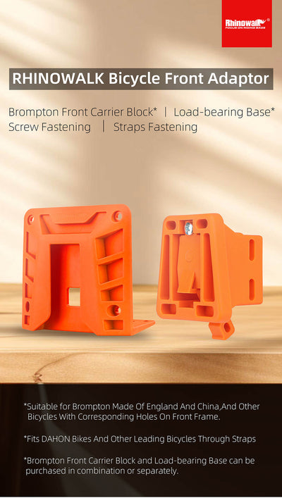 Bicycle Front Carrier Block & Mounting Plates
