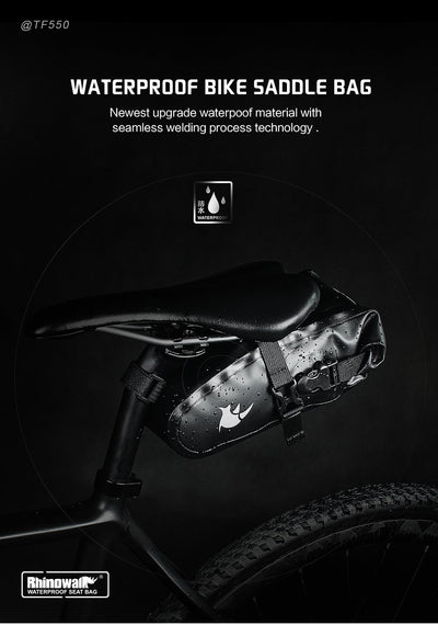 1.5L/2.5/4L Waterproof Bike Saddle Seat Bag