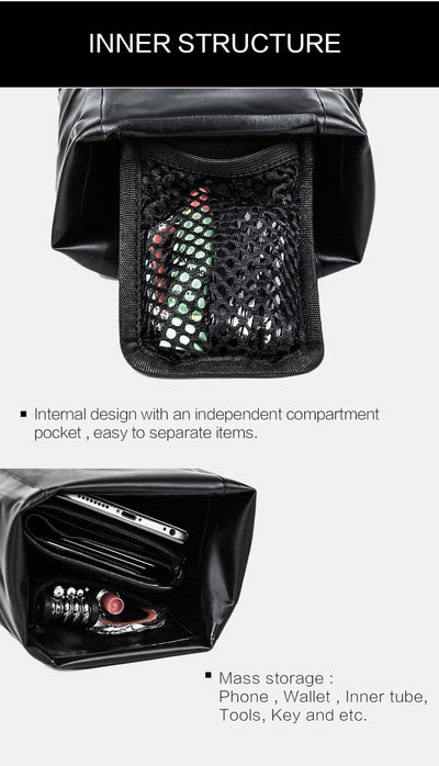1.5L/2.5/4L Waterproof Bike Saddle Seat Bag