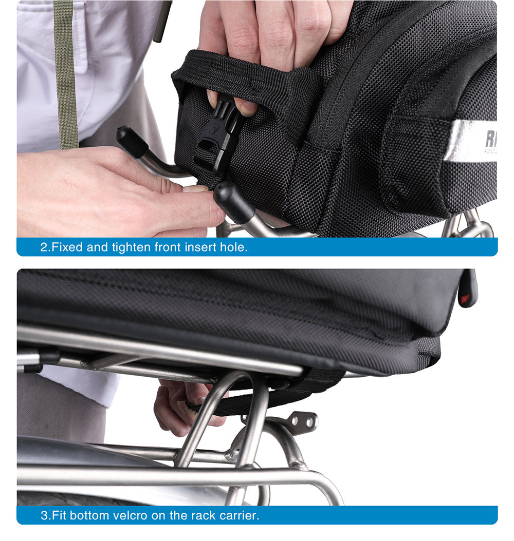 12 Liter Rear Rack Cargo Trunk Storage Bag