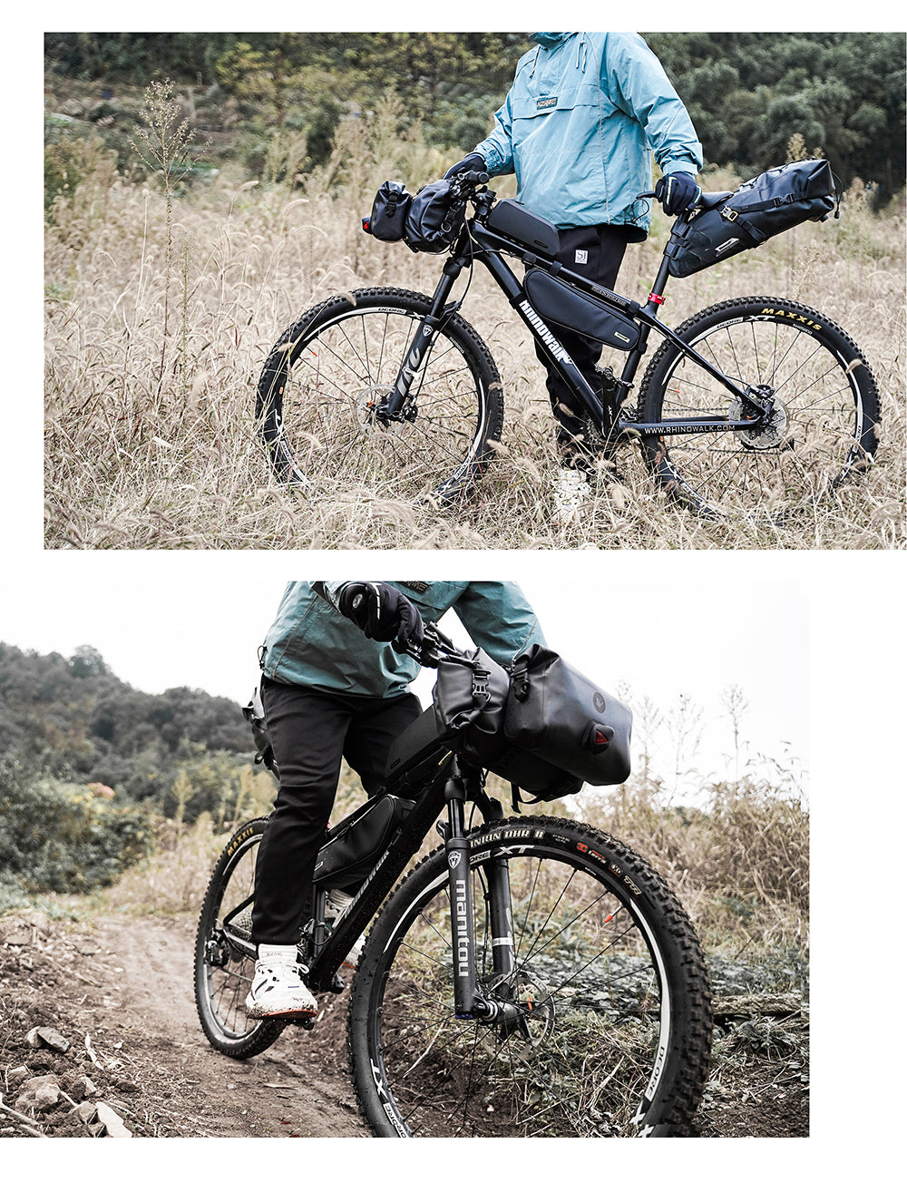 12 Liter 2-piece Handlebar Roll Pack - includes 5 spacers
