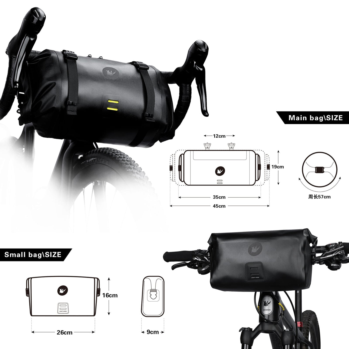 Rhinowalk MTB Waterproof Bikepacking