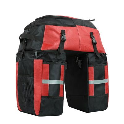 3 in 1 Bicycle Pannier Carrier Pack